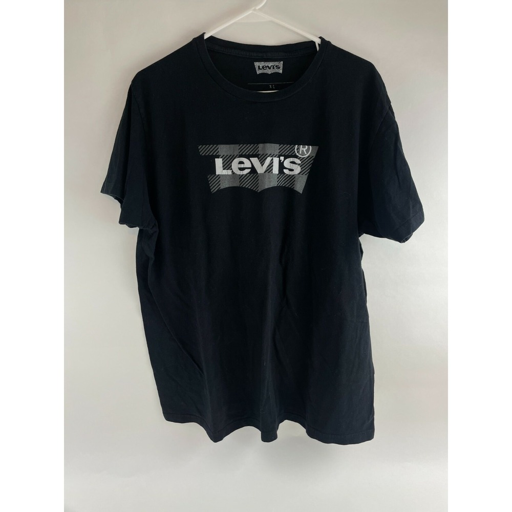 Levi Strauss & Co. T-Shirt Men's Size XL Black Crew Neck Short Sleeve "Levi's"